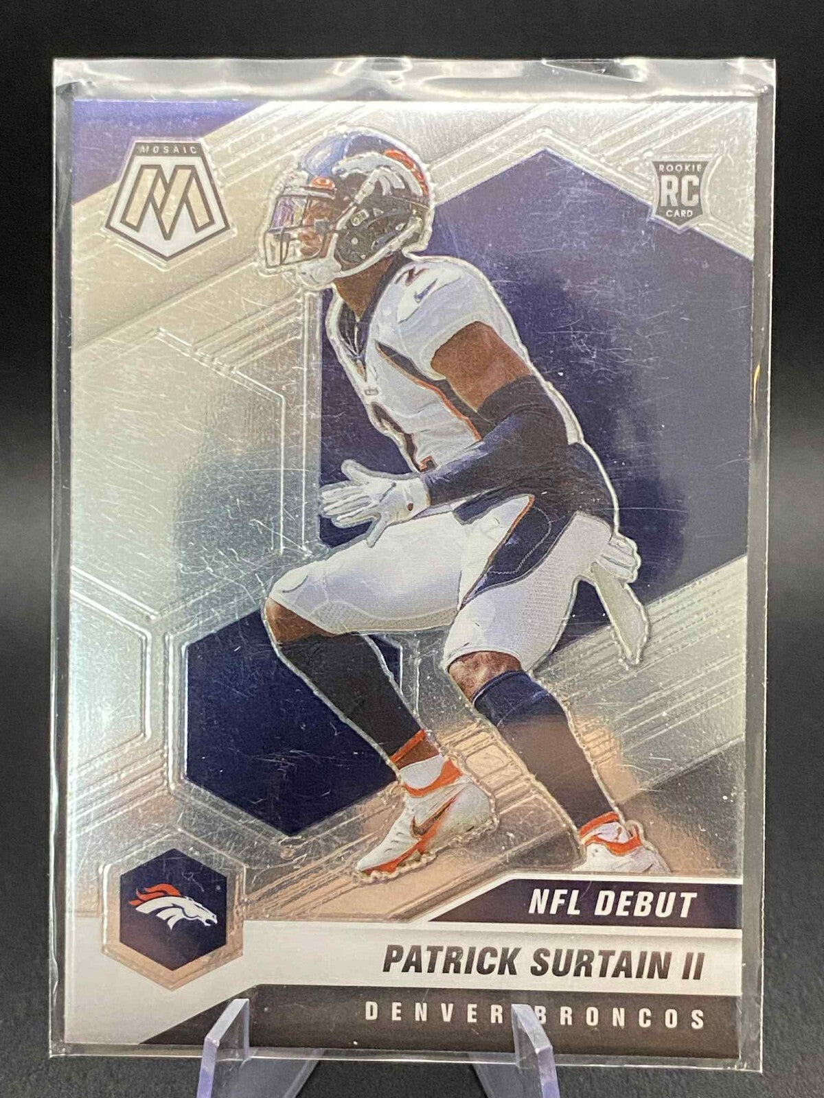 Patrick Surtain II NFL Debut Rookie Mosaic Football 2021 Broncos