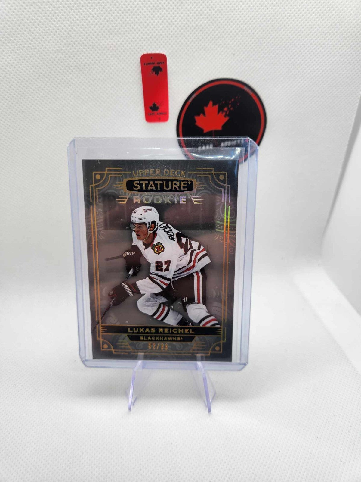 2022-23 UD Stature Hockey Lukas Reichel Rookie /99