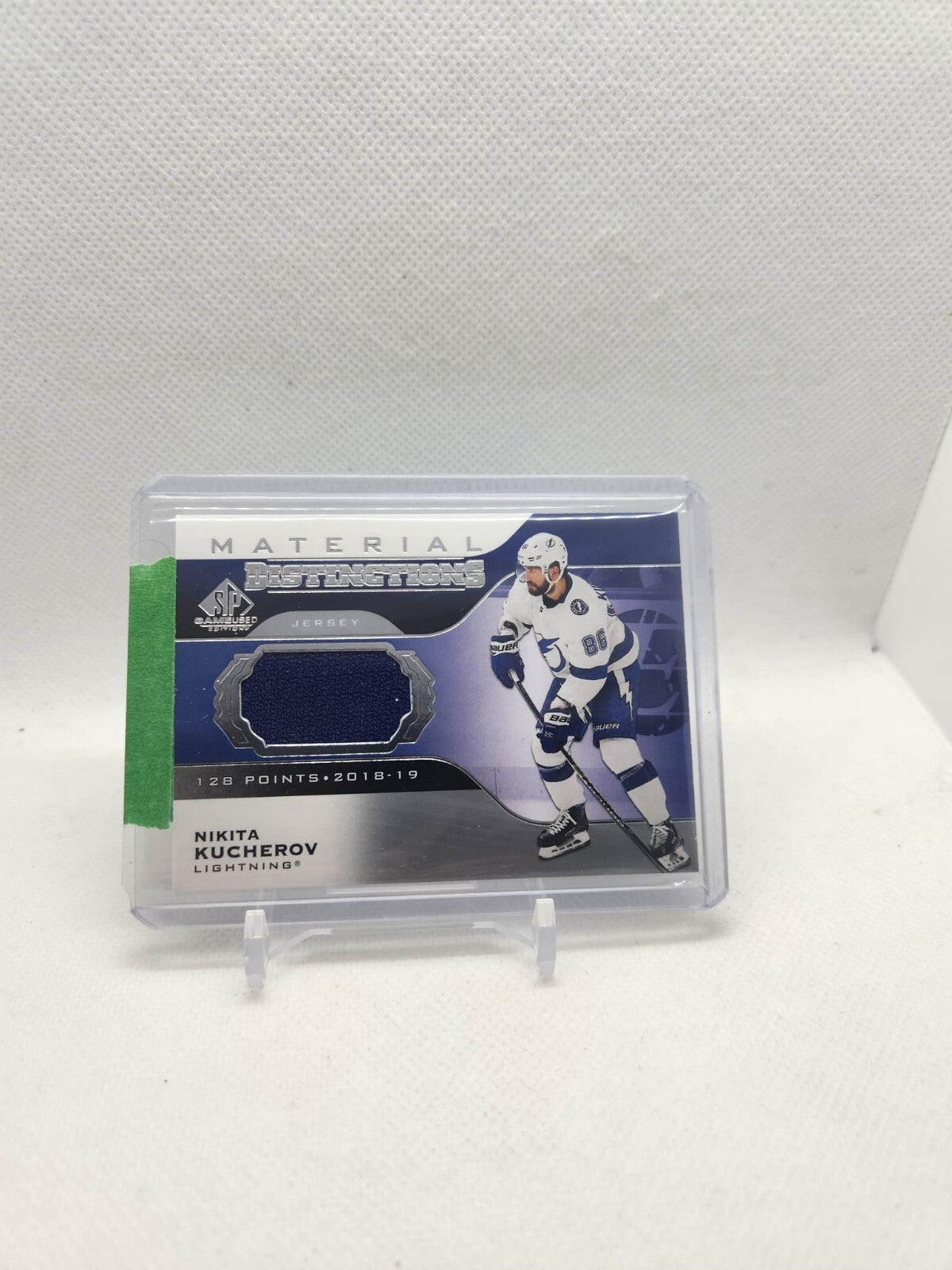 2020-21 SP Game Used Distinctions Materials #DM-NK Nikita Kucherov