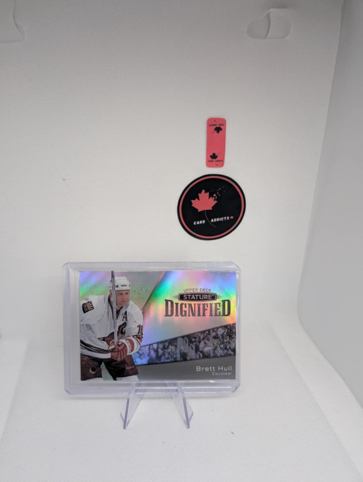 2022-23 Upper Deck Stature Brett Hull Dignified Insert #D-4 Arizona Coyotes