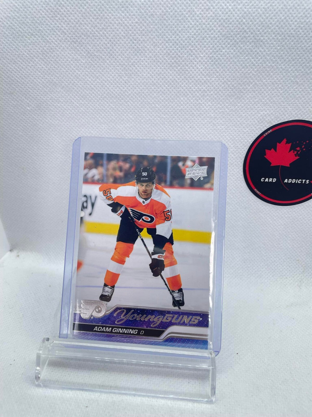 2023-24 Upper Deck Series 1 #243 Adam Ginning Young Guns Rookie Card