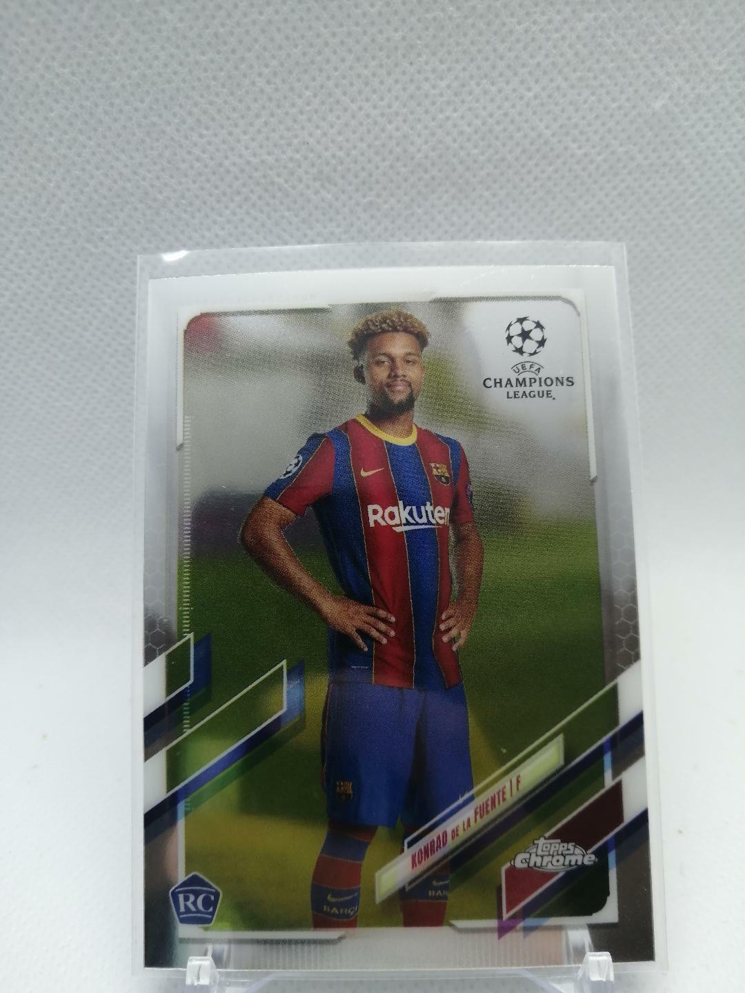 2020-21 Topps Chrome Champions League Konrad De La Fuente Rookie RC #58