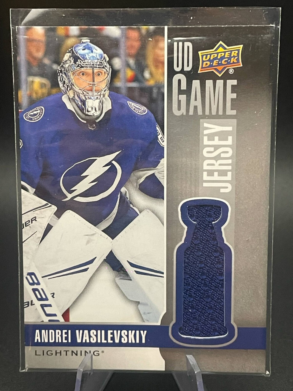 Andrei Vasilevskiy 2019-20 UD Game Jersey Card