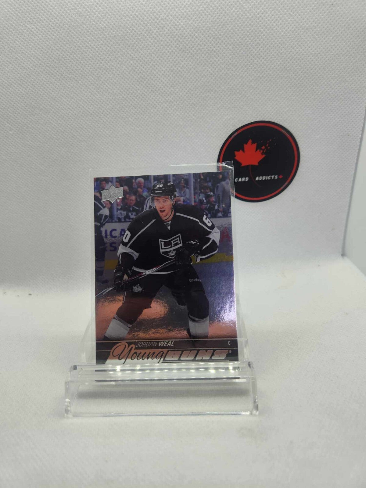 2015-16 Upper Deck Young Guns Silver Foil Board Jordan Weal #202 Rookie RC