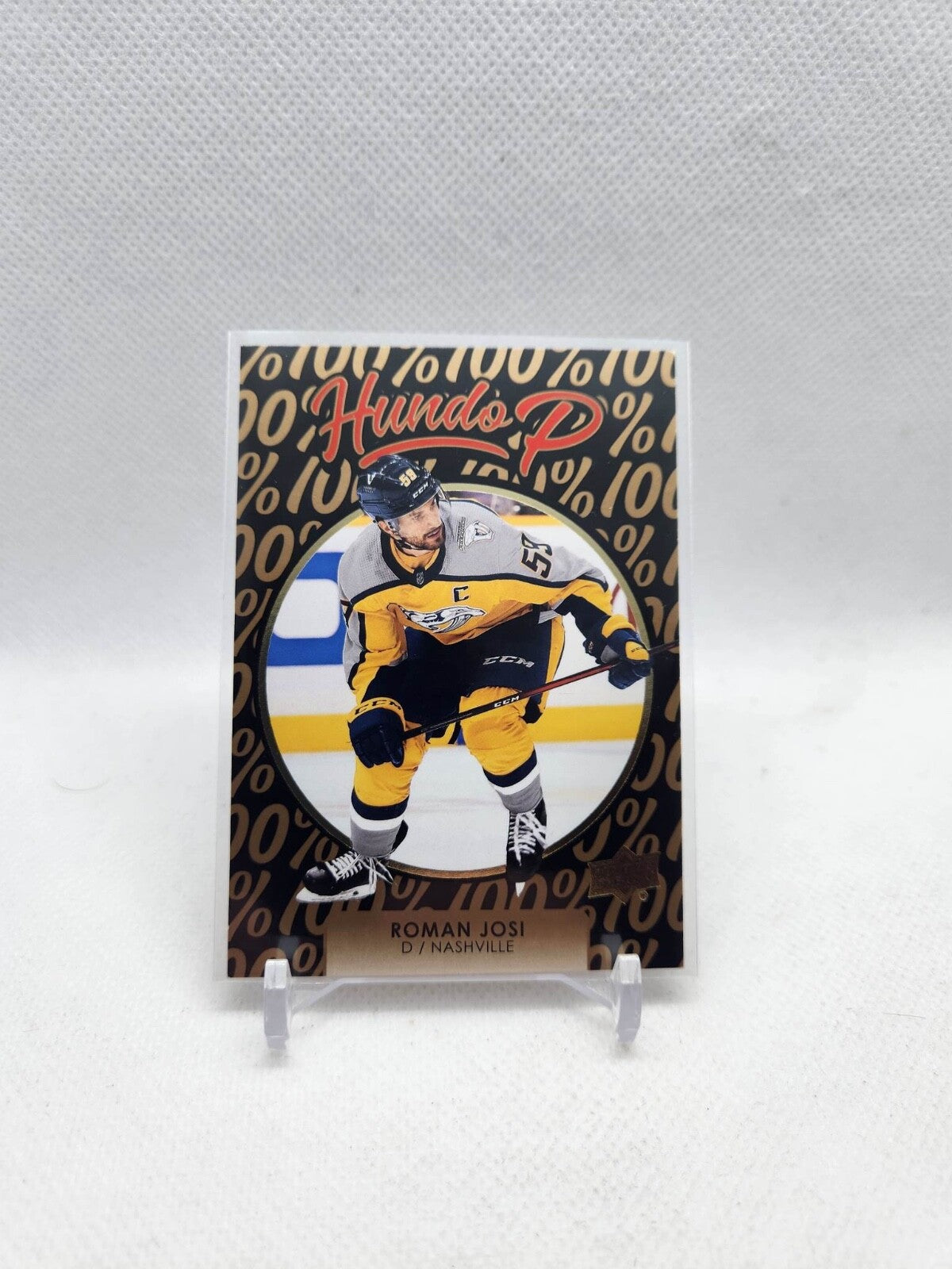 ROMAN JOSI 2021-22 UPPER DECK SERIES 1 HUNDO P GOLD PARALLEL RARE SP #HP-6