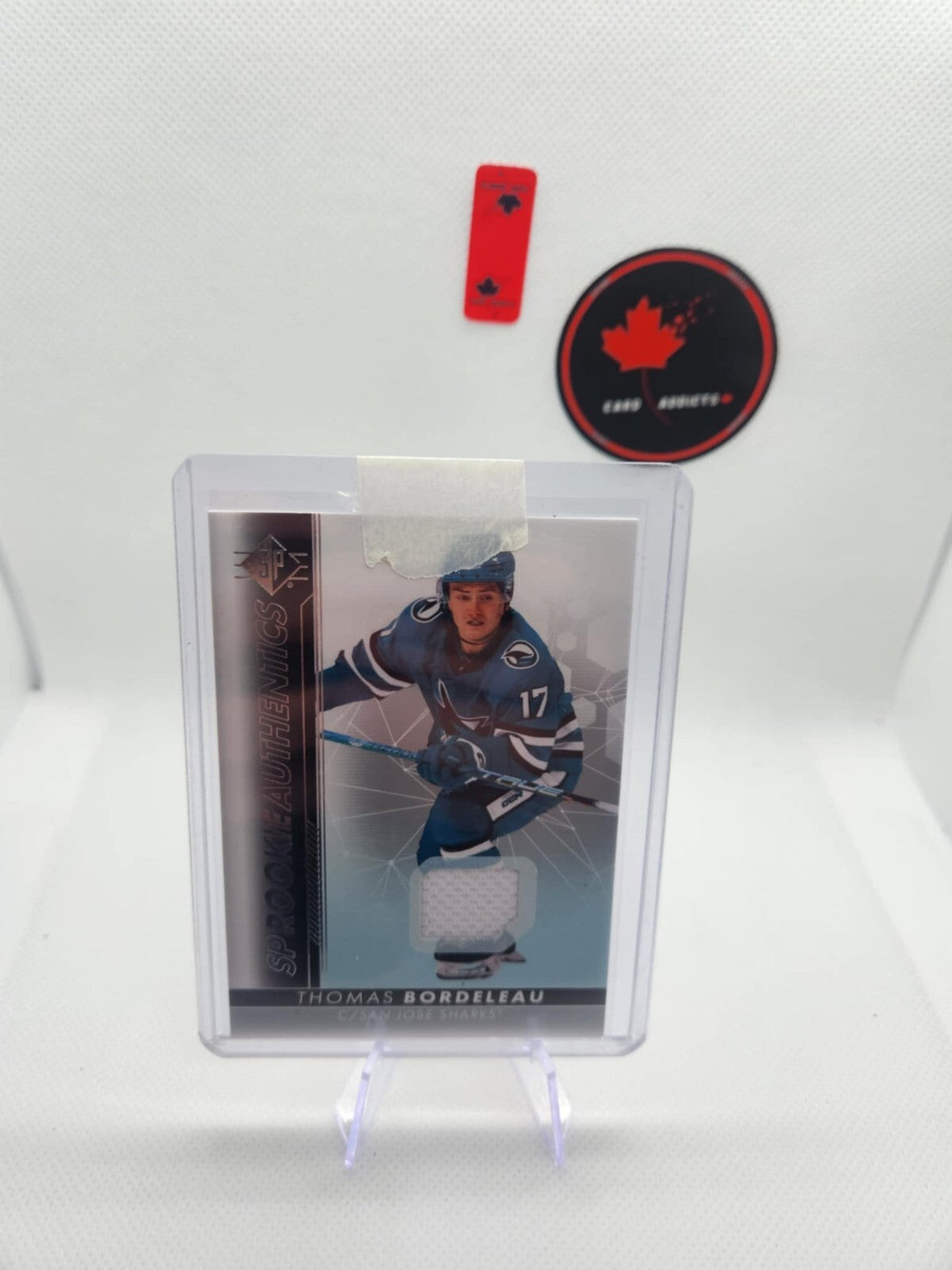 2022-23 Thomas Bordeleau Upper Deck SP Rookie Authentics Jersey #133