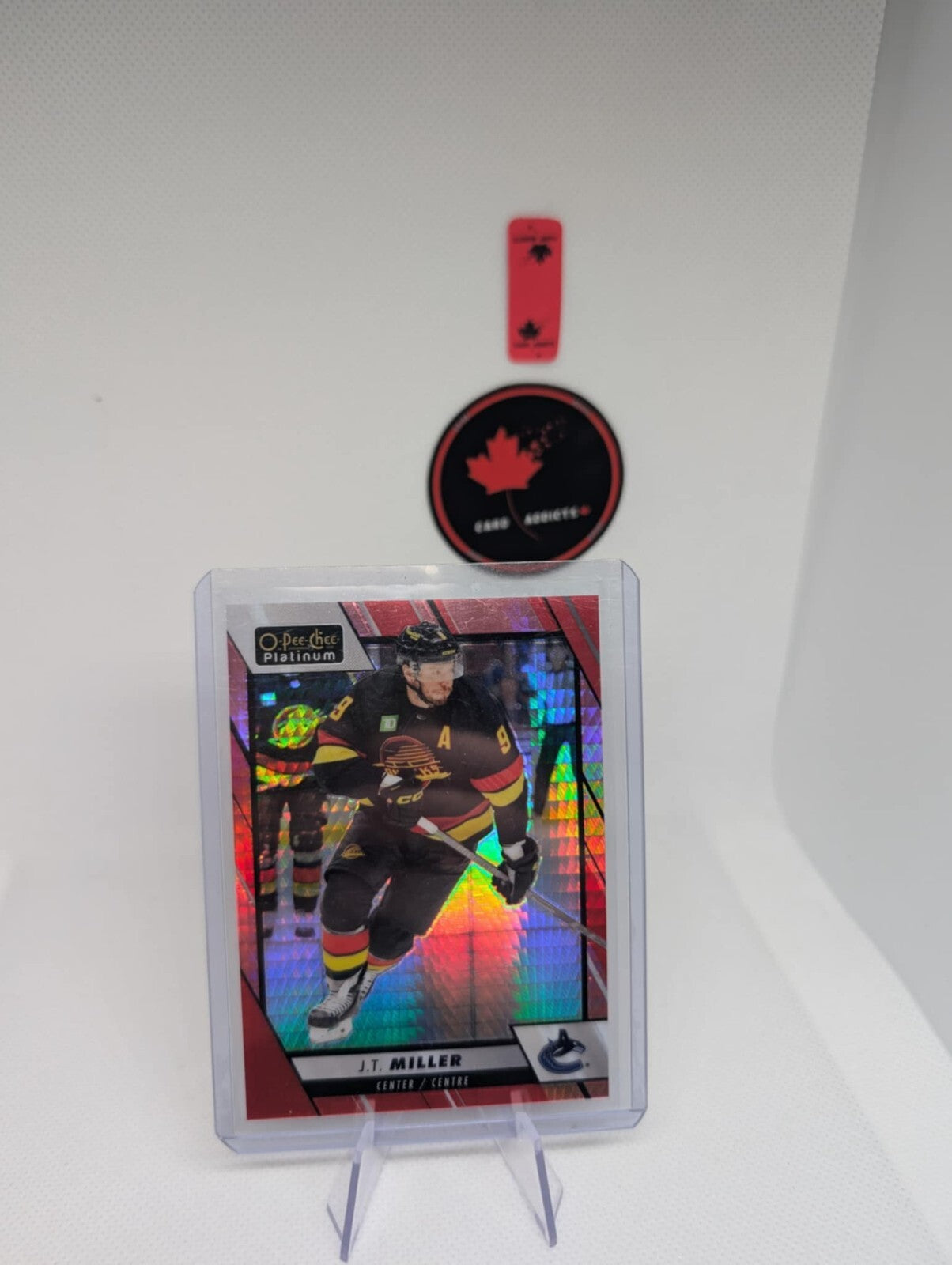 2023-24 O-Pee-Chee Platinum Red Prism /199 JT Miller #154