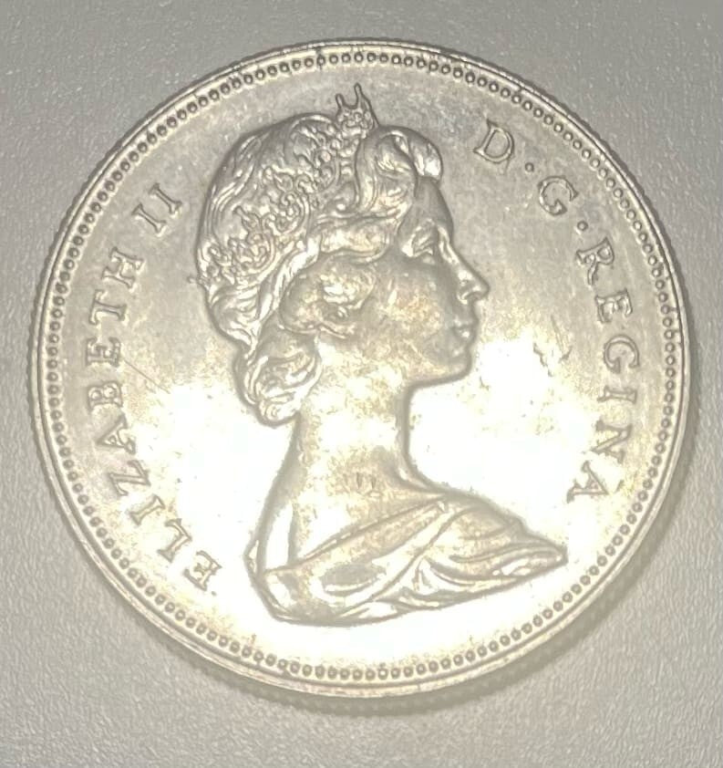 1969 Canadian Nickel Half Dollar 50 Cent Coin Canada REF I