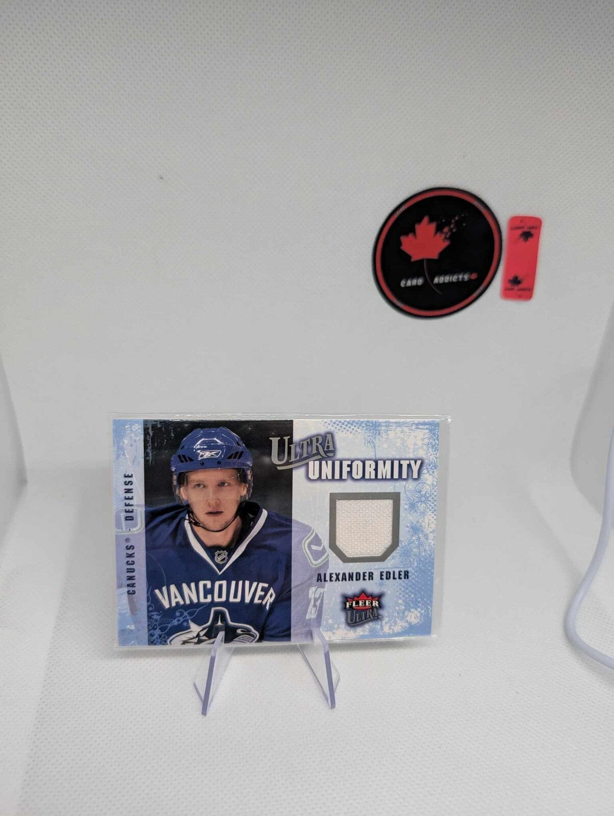 2008-09 Ultra Uniformity Alexander Edler Jersey 1 color Vancouver Canucks #UA-AE