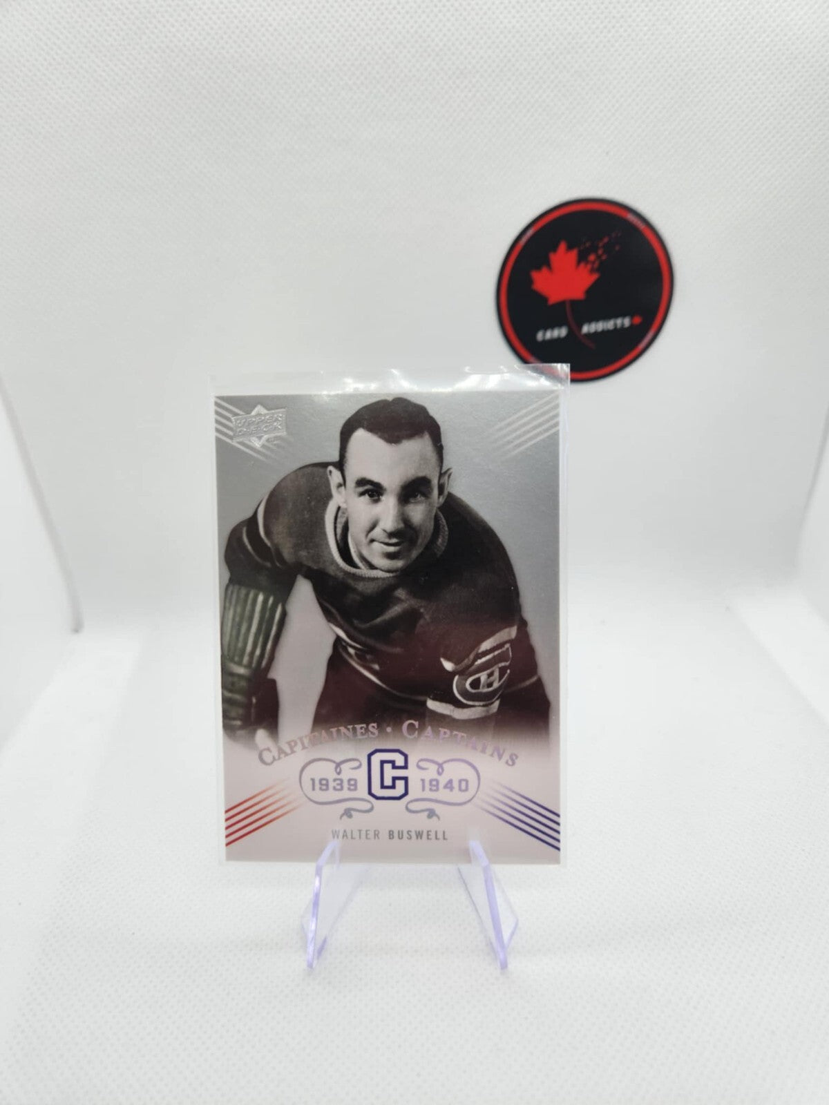2008-09 UD Montreal Canadiens Centennial Walter Buswell Captains Card #210