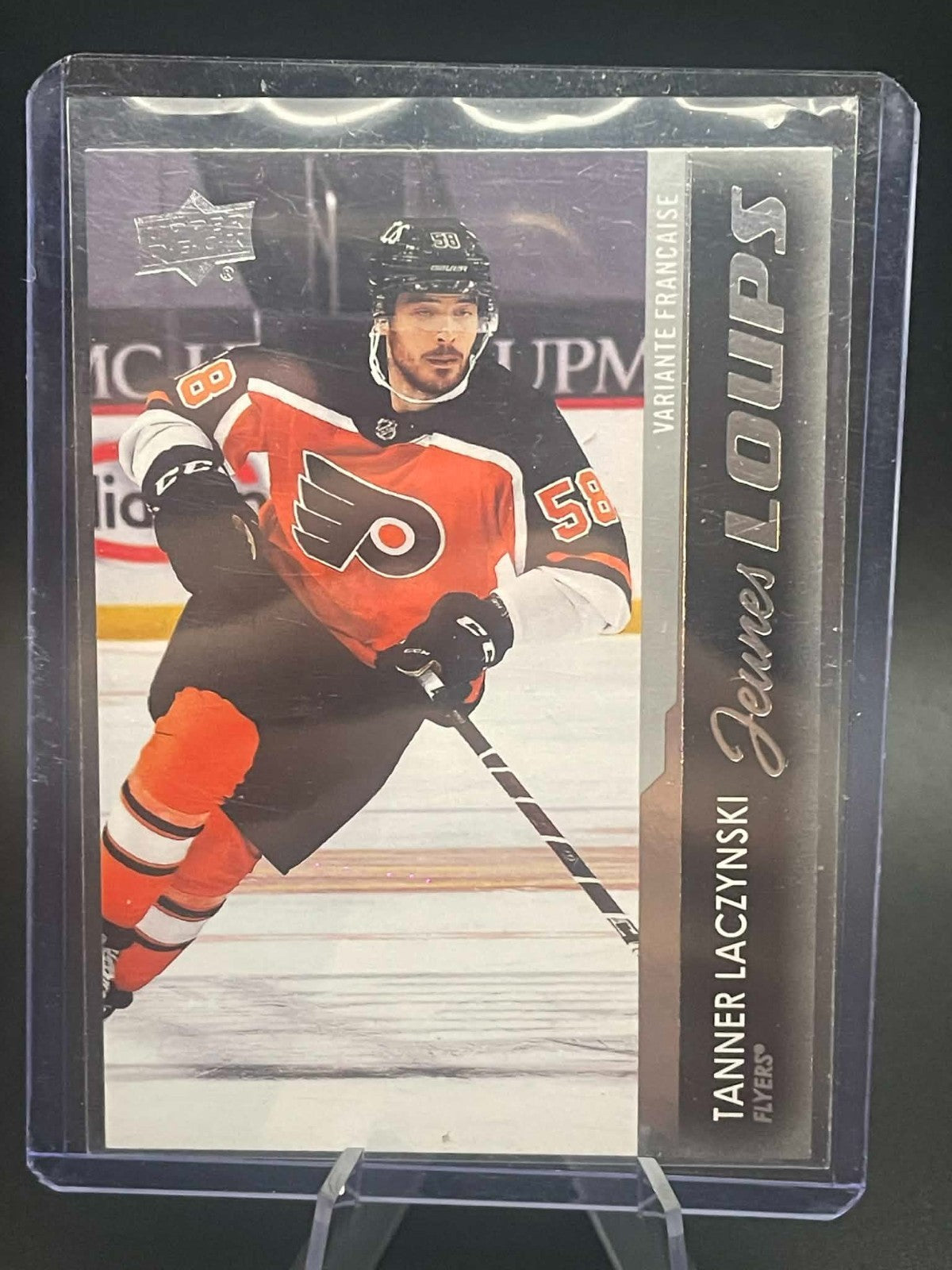 2021-22 Upper Deck Series 1 Young Guns French Tanner Laczynski Jeunes Loups RC