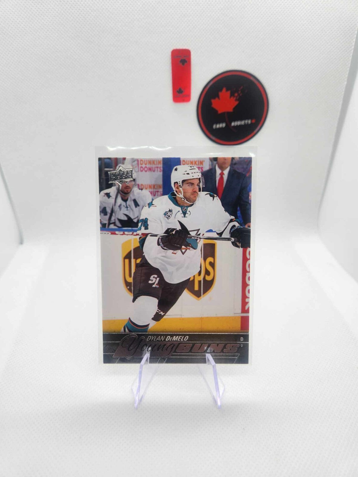 2015-16 Upper Deck Dylan DeMelo San Jose Sharks Young Guns RC (#467)