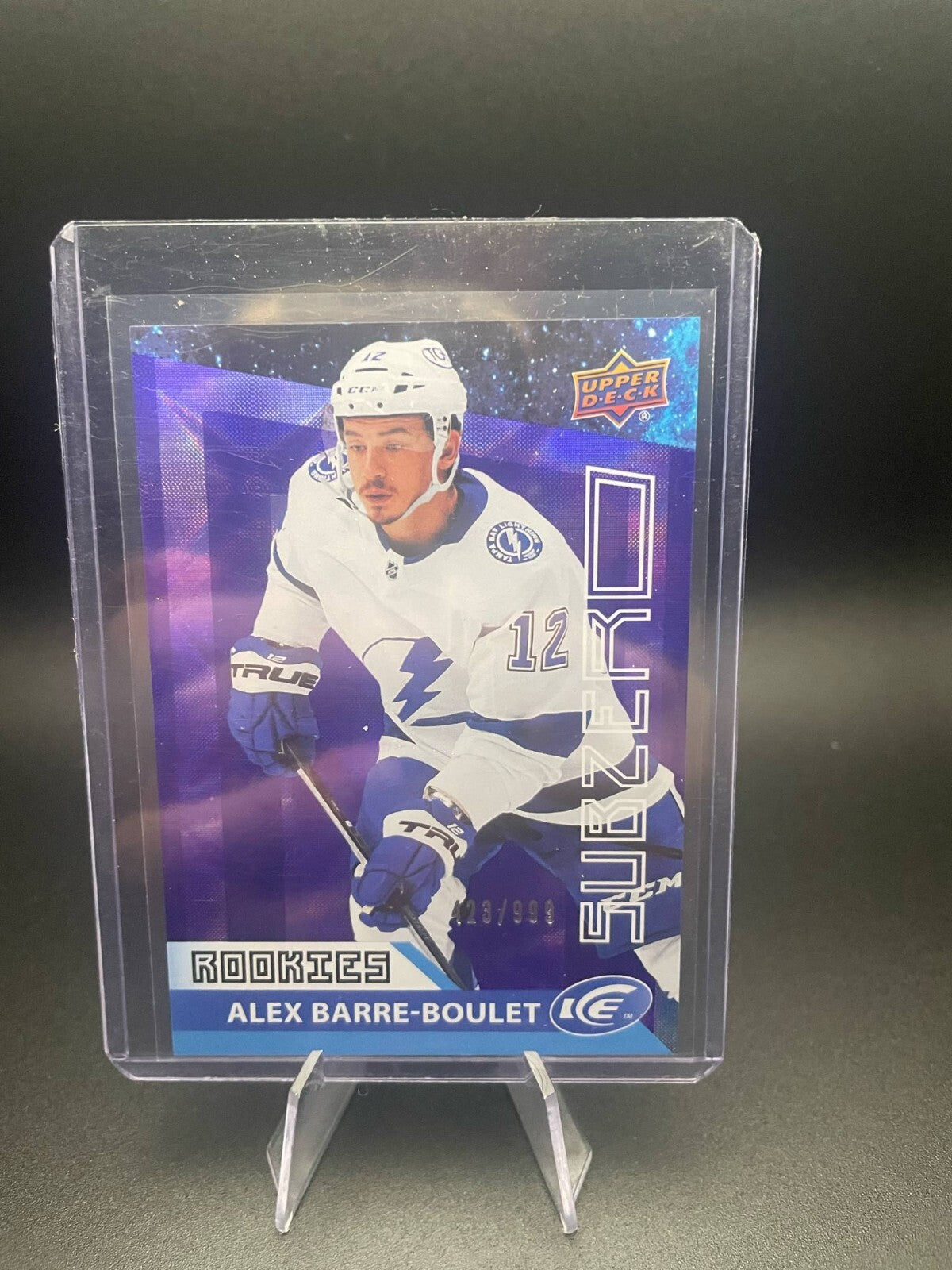 Alex Barre-Boulet 2021-22 Upper Deck Ice Sub Zero #SZ-27 /999 Canadiens