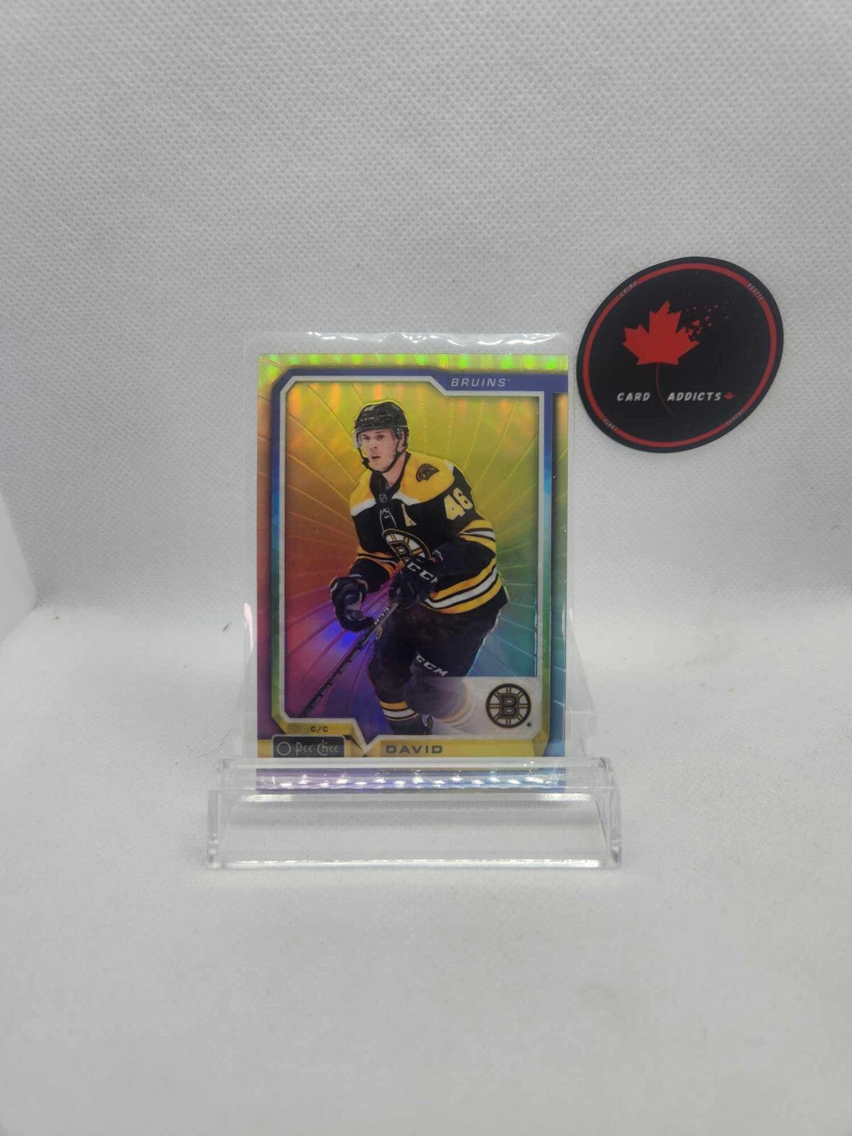David Pastrnak 2018-19 OPC Platinum Color Wheel
