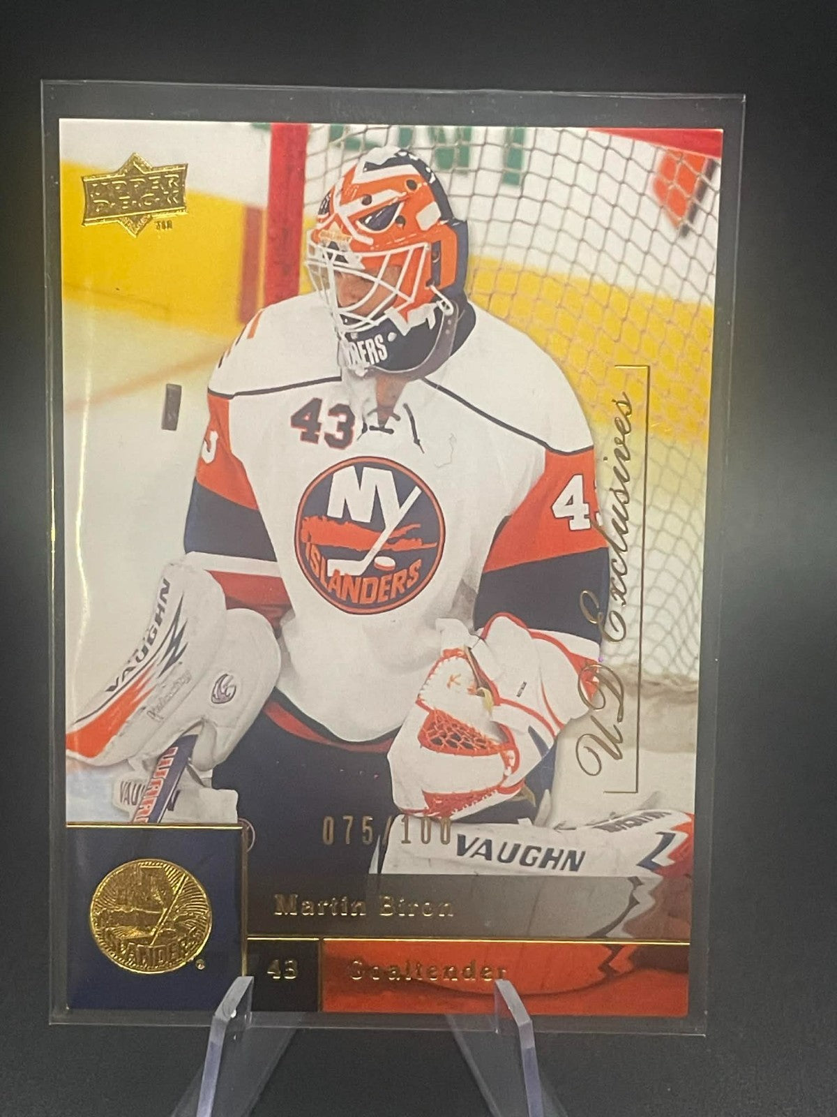 2009-10 Upper Deck UD Exclusives Martin Biron /100 #311 REF I