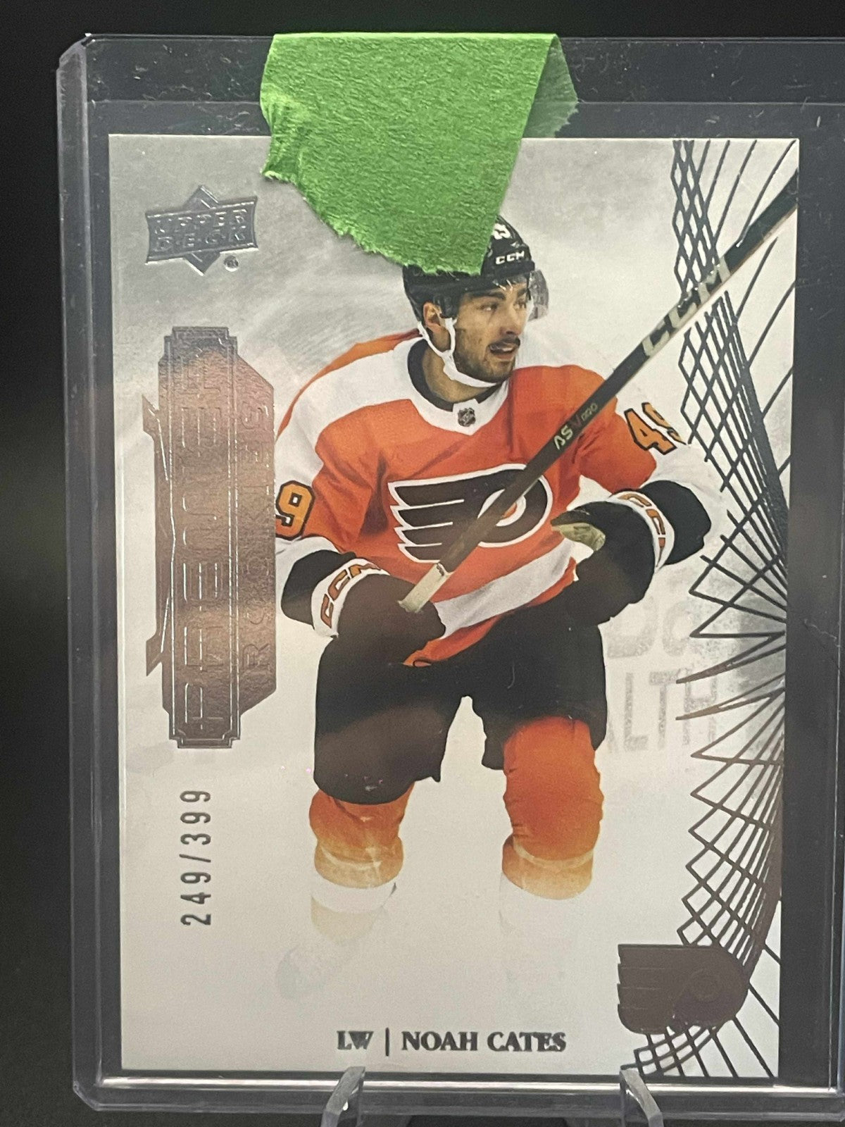 2022-23 Upper Deck Premier Noah Cates Base Rookie /399 #119 Flyers