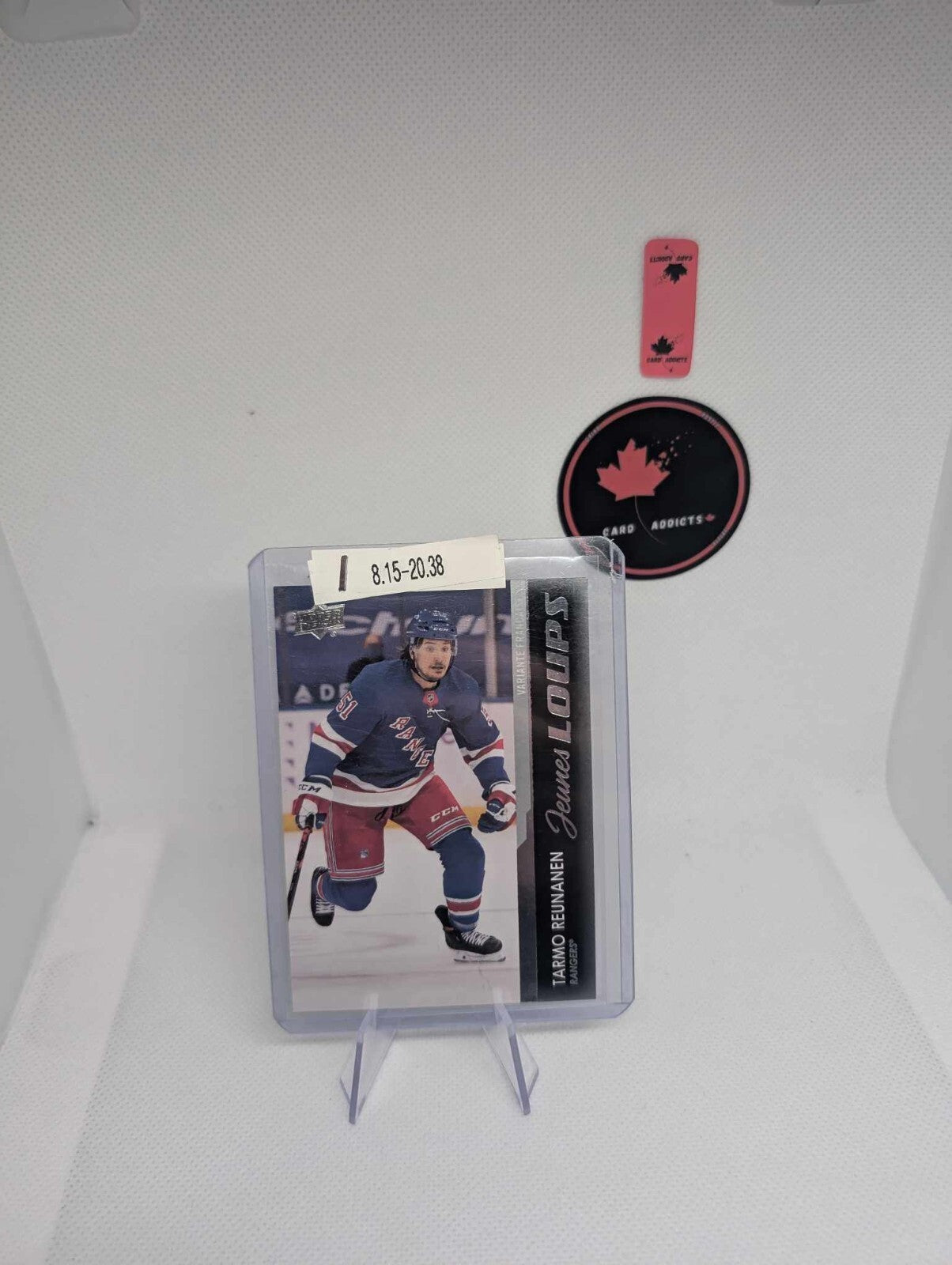 TARMO REUNANEN '21/22 Upper Deck Series 1 YOUNG GUNS JEUNES LOUPS card #207