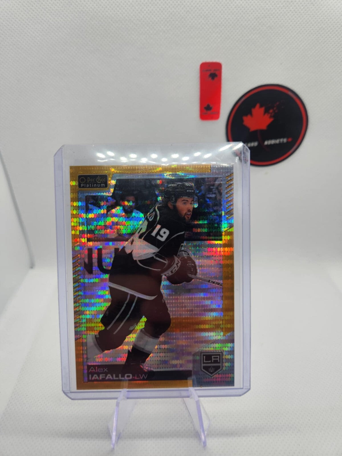 2020-21 O-Pee-Chee Platinum Hockey Seismic Gold #93 Alex Iafallo /50