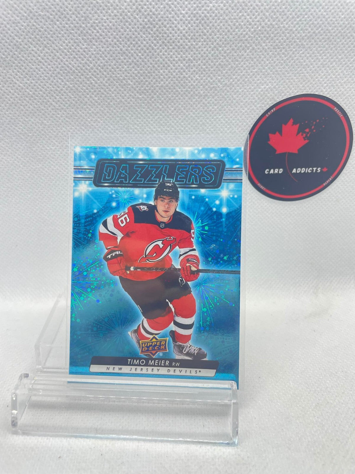 2023-24 Upper Deck Series 1 BLUE Dazzlers #DZ-29 - TIMO MEIER
