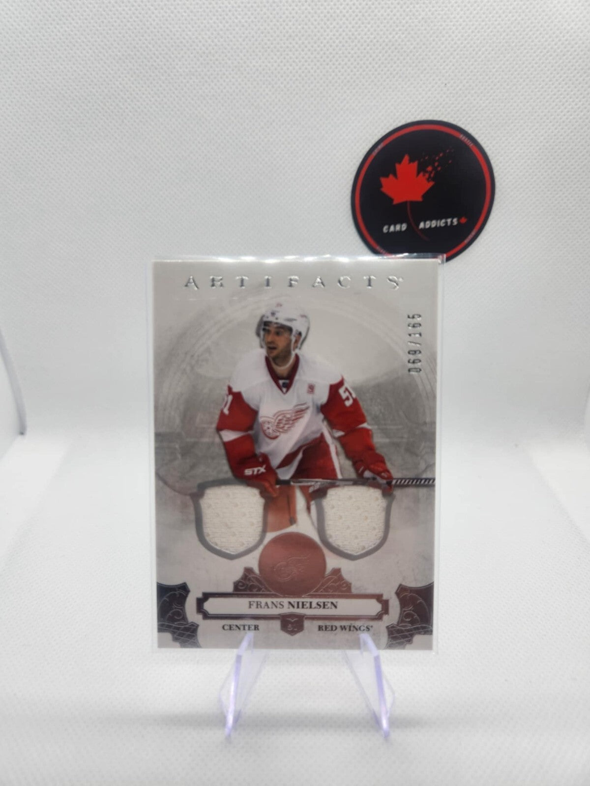 2017-18 Upper Deck Artifacts Material Double Jersey /165 Frans Nielsen
