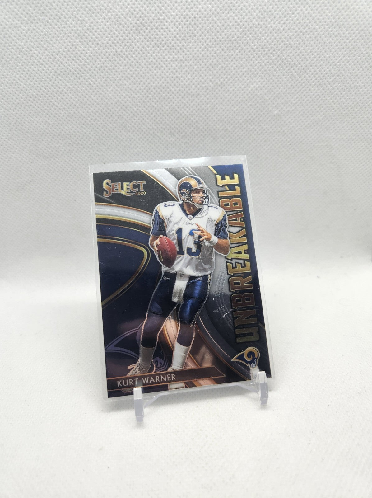 Kurt Warner Unbreakable 2020 Panini Select Football #U11 St. Louis Rams NFL Card