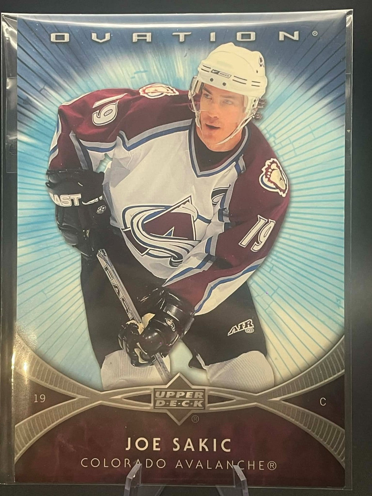 2008-09 Upper Deck Ovation Joe Sakic KL19 REF I