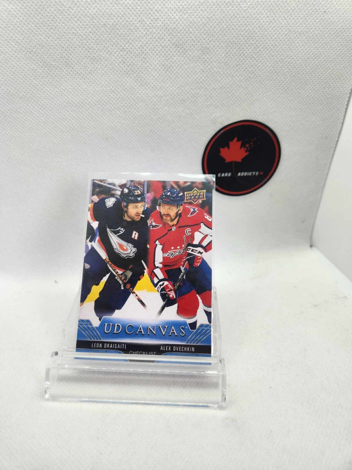 Draisaitl/Ovechkin #C90 UD Canvas Checklist 2023-24 Edmonton/ Washington