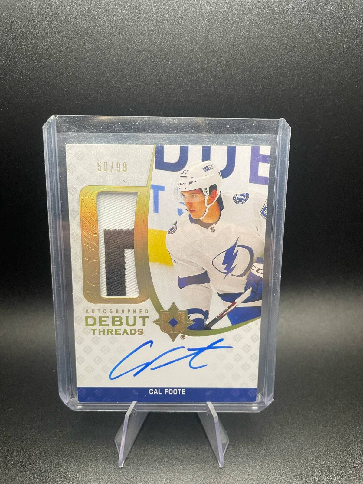 2020-21 Ultimate Collection Debut Threads /99 Cal Foote RPA Rookie Patch Auto RC