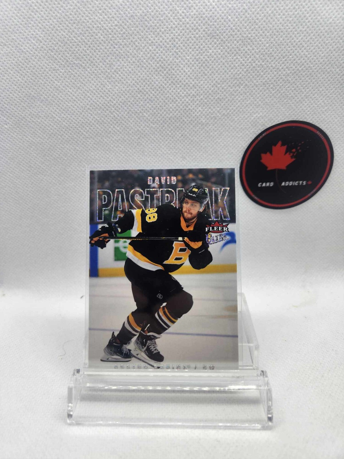 2021-22 21/22 Fleer Ultra Silver Foil #200 David Pastrnak Boston Bruins