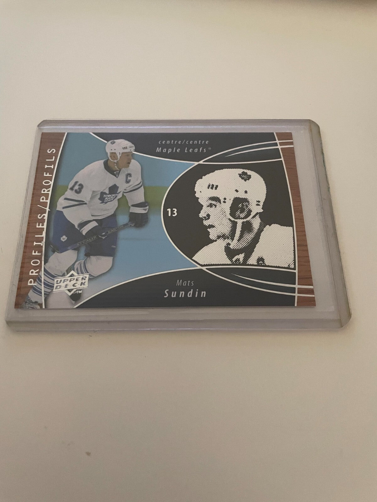 2008-09 McDonald's Upper Deck Profiles Mats Sundin Toronto Maple Leafs REF IJ
