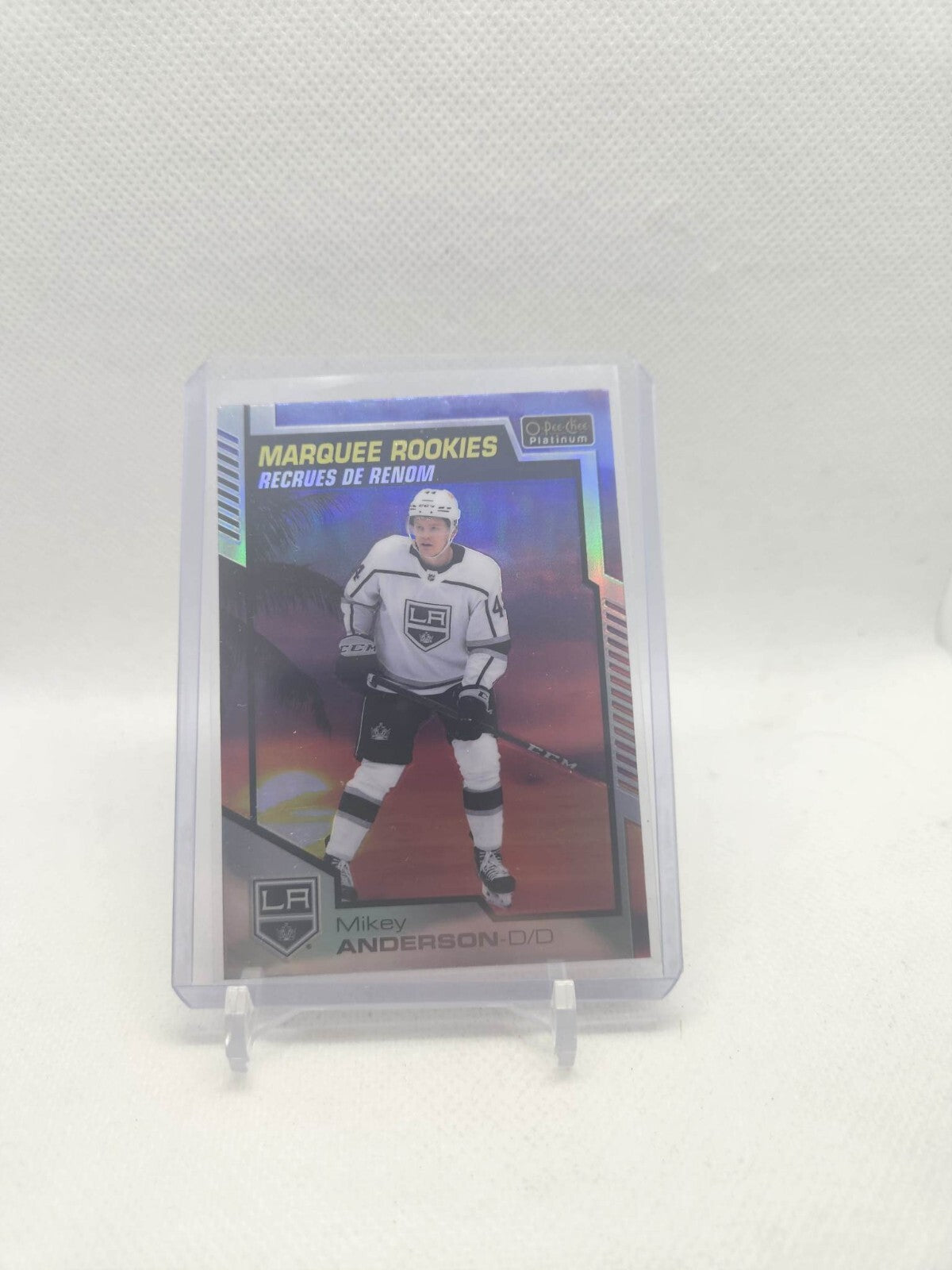 Mikey Anderson Los Angeles Kings 2020-21 O-Pee-Chee Premiere Sunset ROOKIES