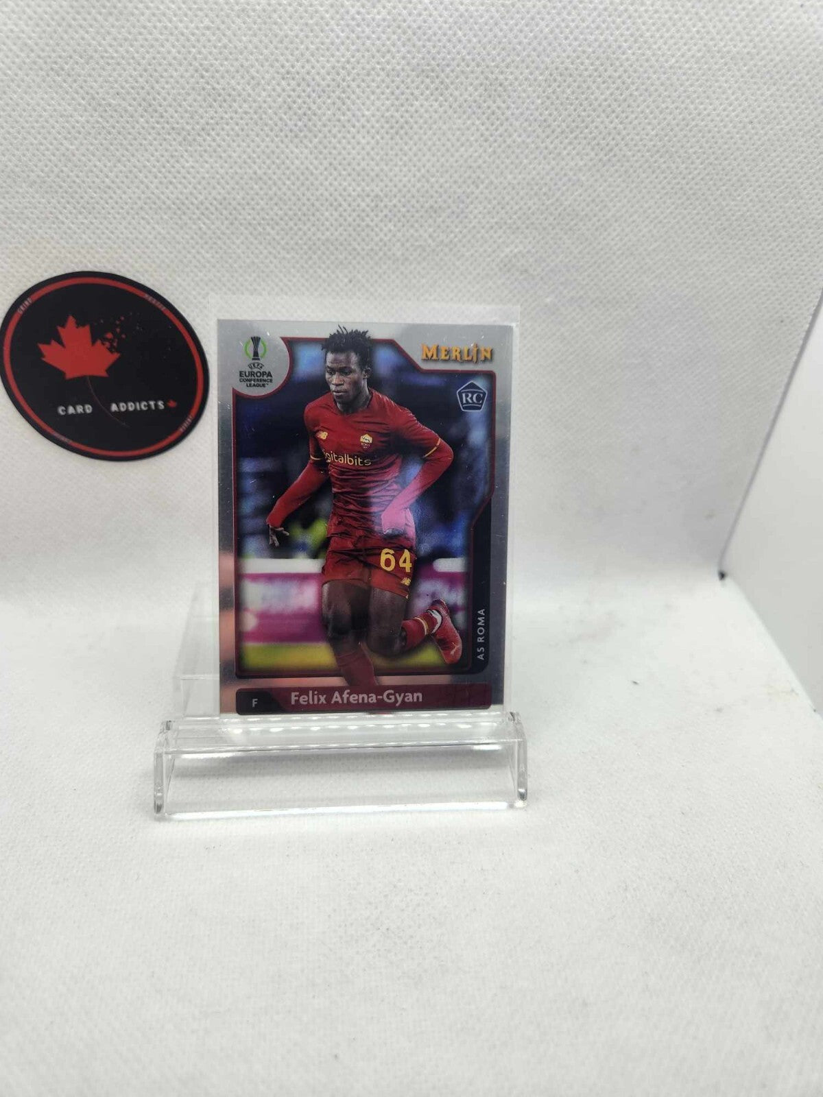 2021/22 Topps Merlin Chrome Felix Afena-Gyan AS Roma #116