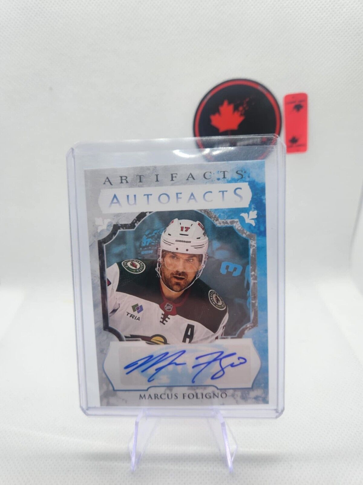 2023-24 Upper Deck Artifacts - Marcus Foligno - AutoFacts #AF-MF