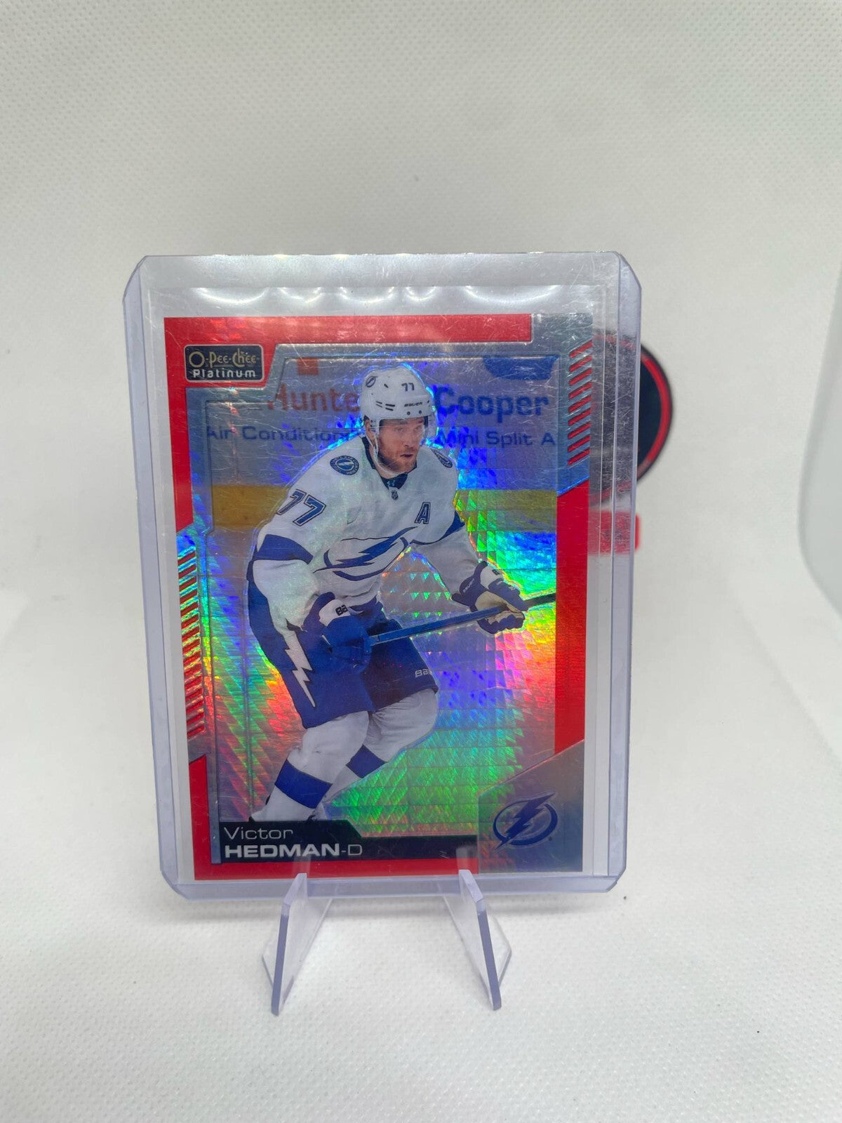 2020-21 O-Pee-Chee Platinum Red Prism Victor Hedman #22 /199
