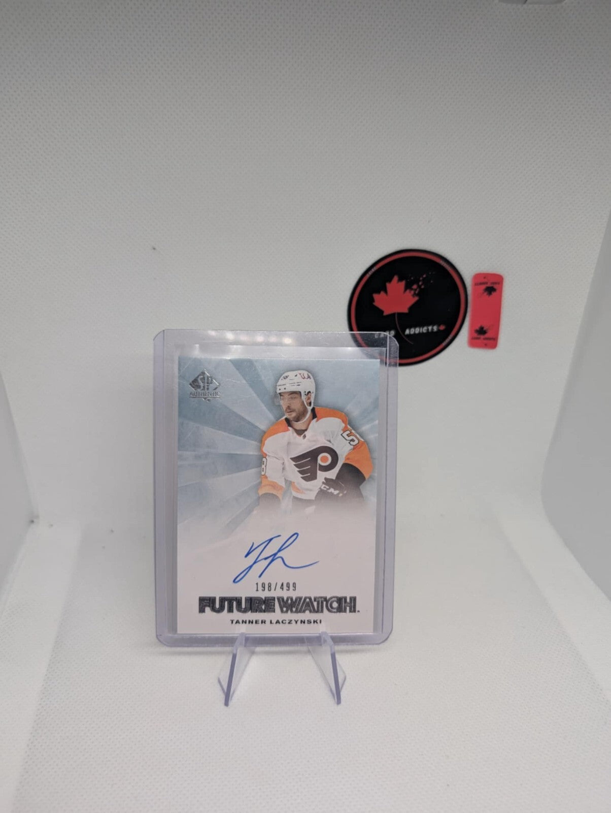 2021-2022 SP AUTHENTIC TANNER LACZYNSKI RETRO FUTURE WATCH AUTO /499 2 available
