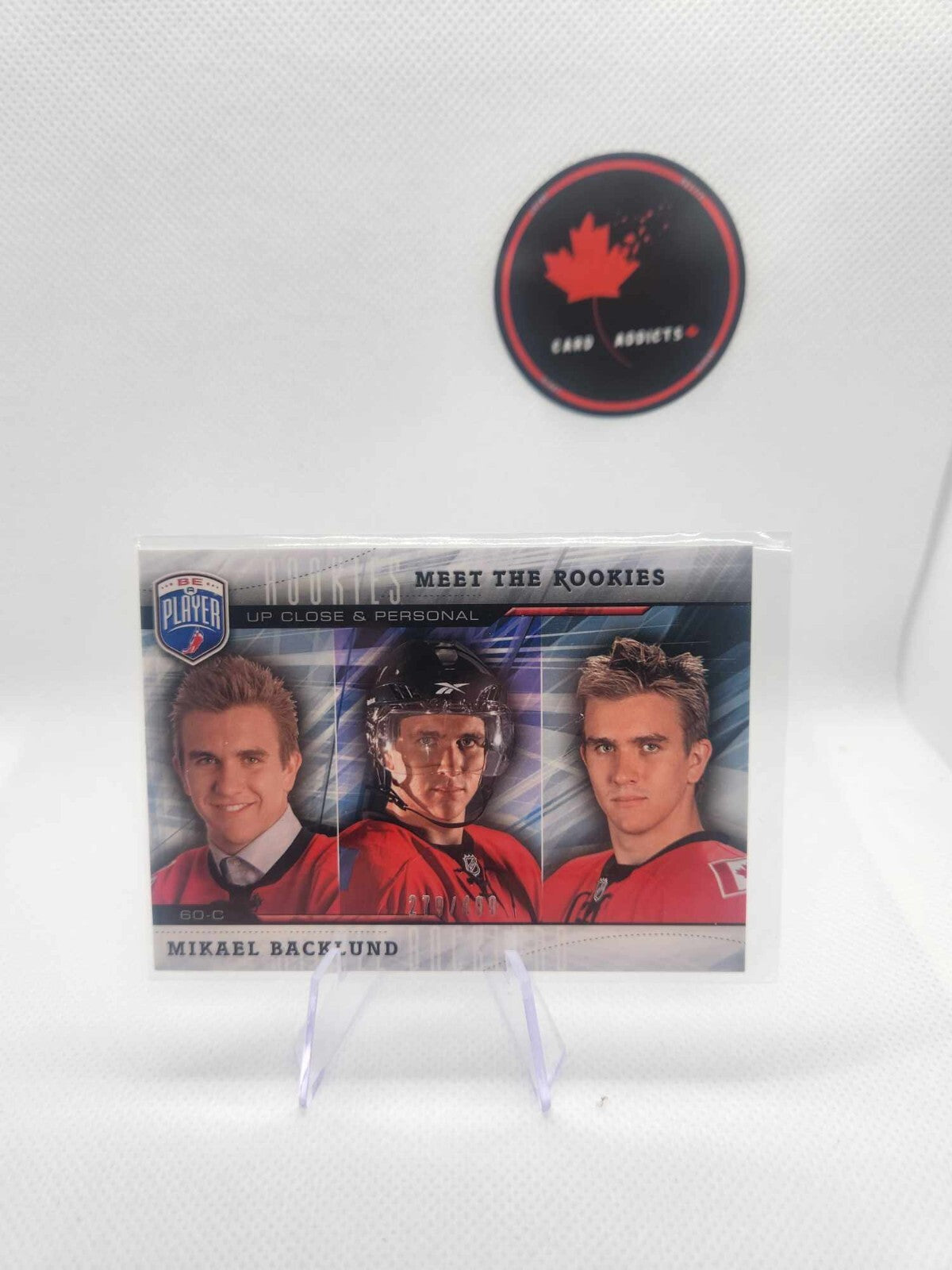 Mikael Backlund 2009-10 (FLAMES) Be A Player Meet The Rookies #MR5 /499