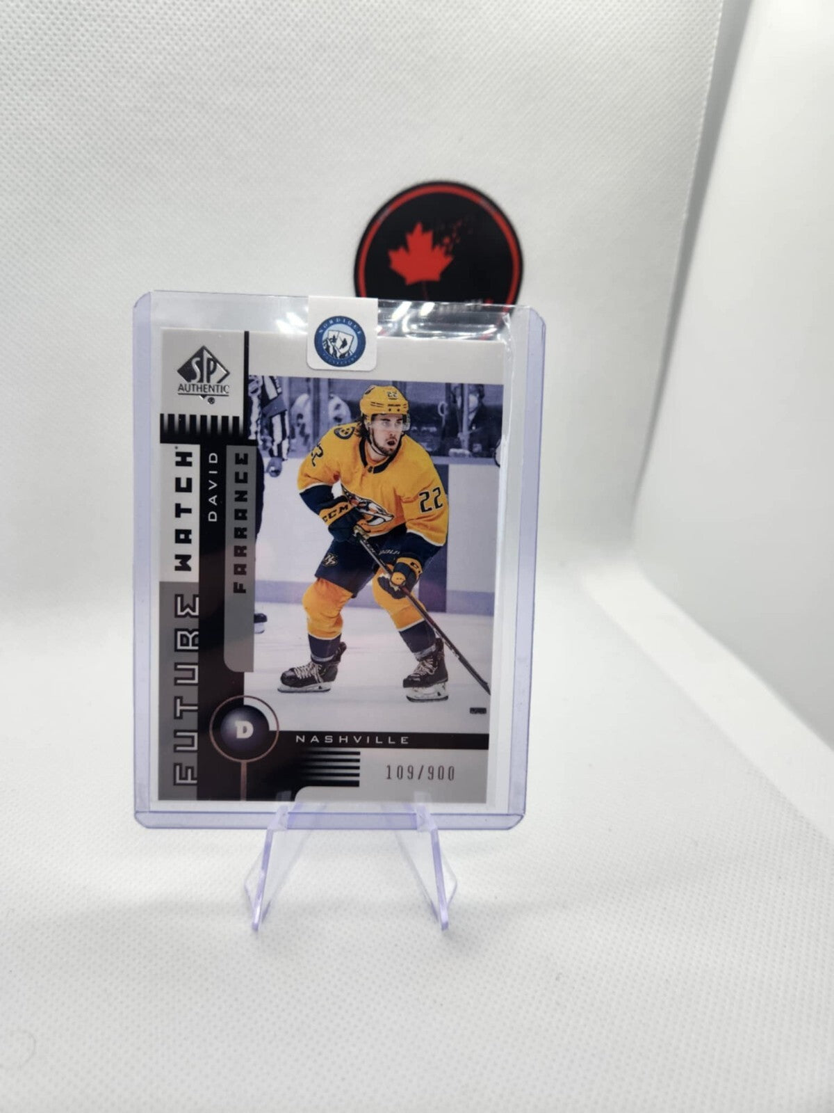2021-22 Upper Deck SP Authentic David Farrance 2001-02 Retro Future Watch /900