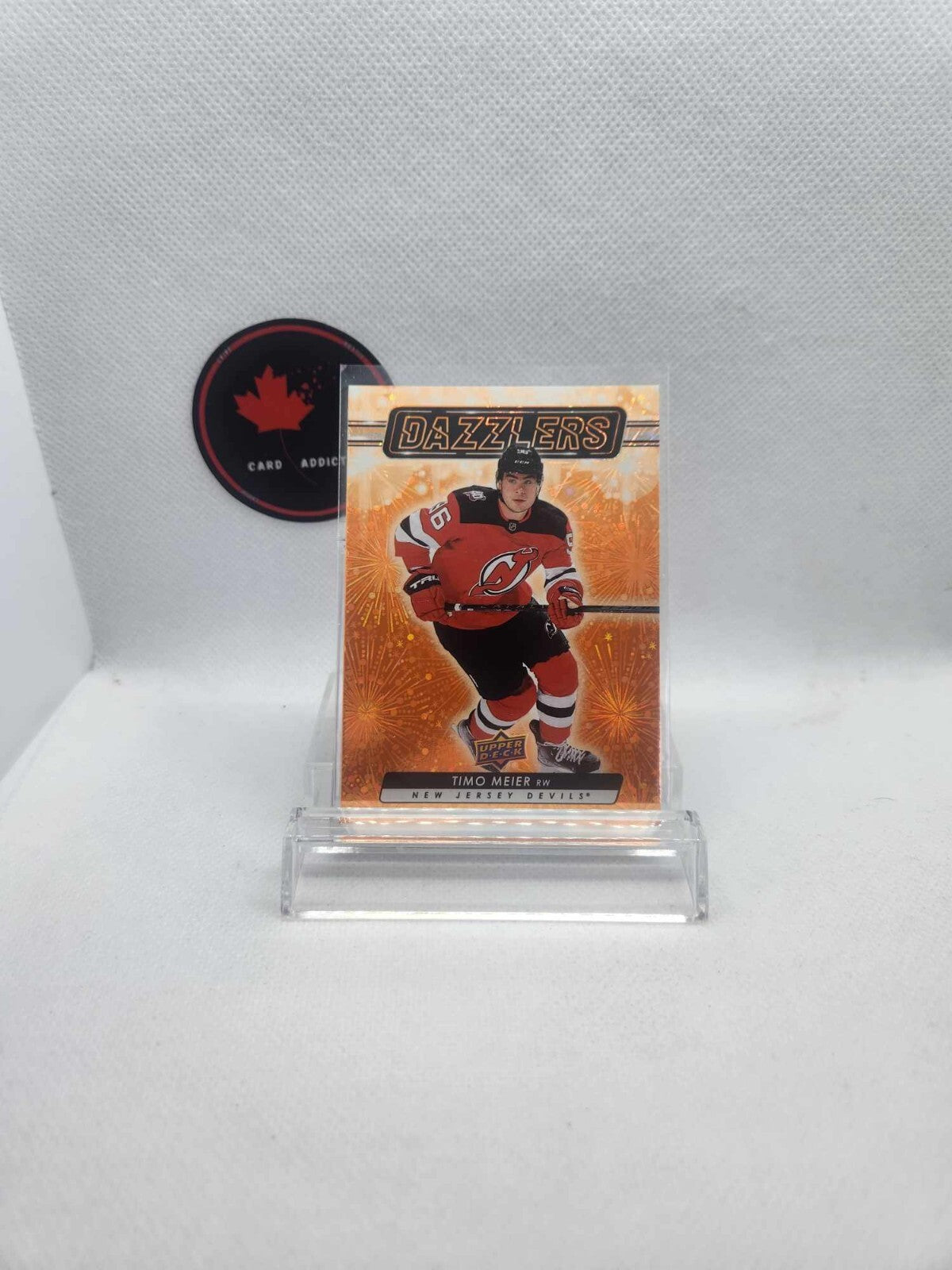 2023-24 Upper Deck Series 1 Dazzlers Orange DZ-29 Timo Meier