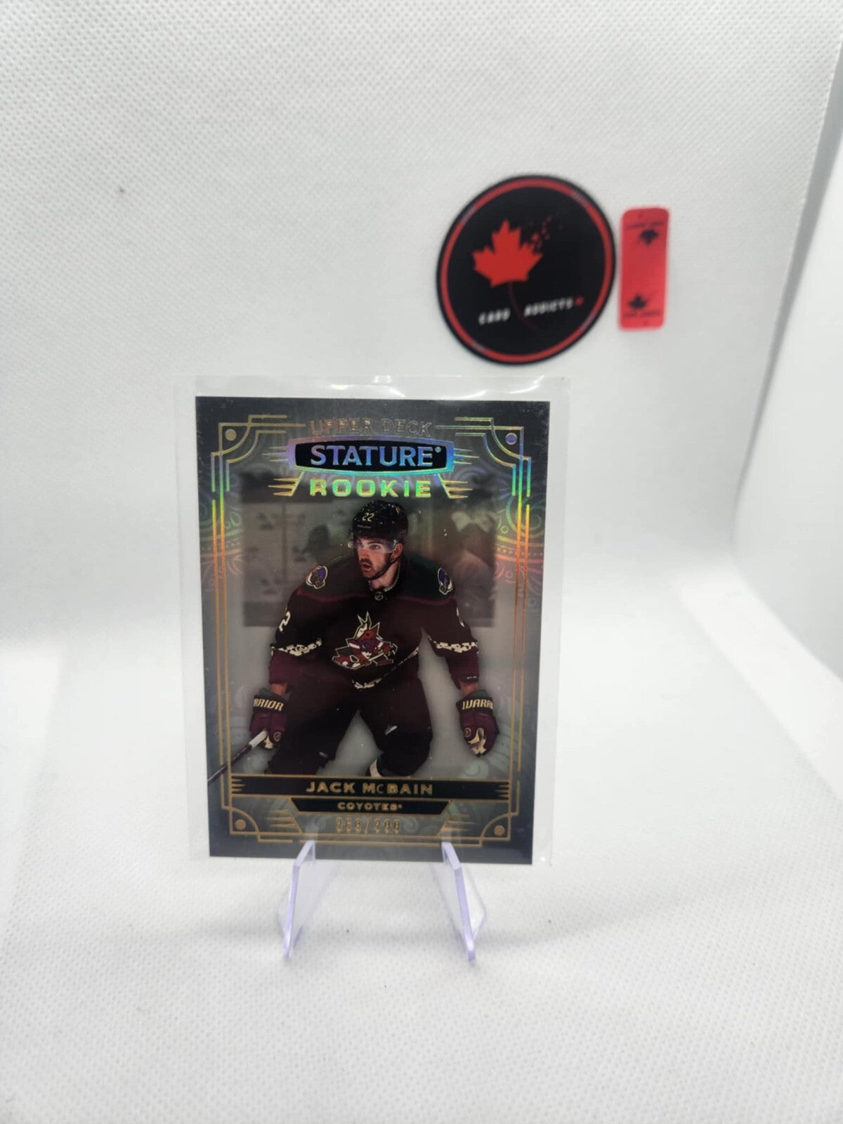 2022-23 Upper Deck Stature Base Rookie #125 JACK McBAIN RC /399 Coyotes