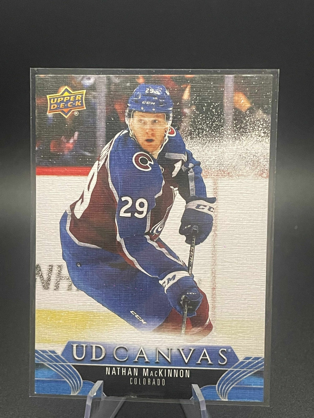 2023-24 Upper Deck UD Canvas Nathan MacKinnon Colorado Avalanche #C141