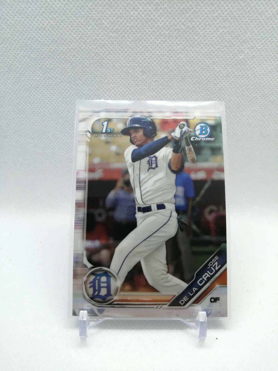 Jose De La Cruz 2019 Bowman Chrome 1st Prospect Card #BCP-149 Tigers