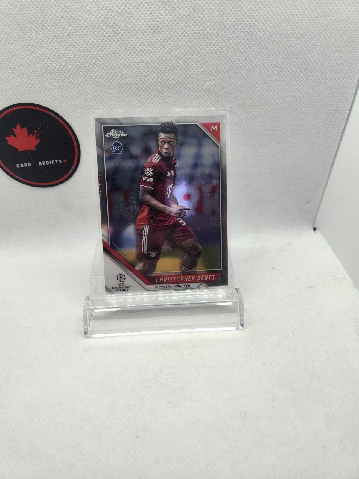 2021-22 Topps Chrome UEFA CHRISTOPHER SCOTT #177 Rookie