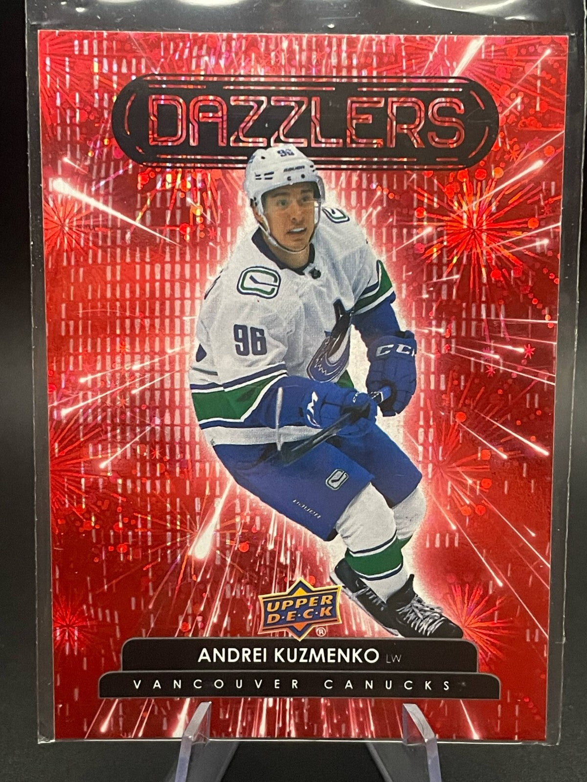 2022/23 Upper Deck Red Dazzlers Andrei Kuzmenko #DZ-69