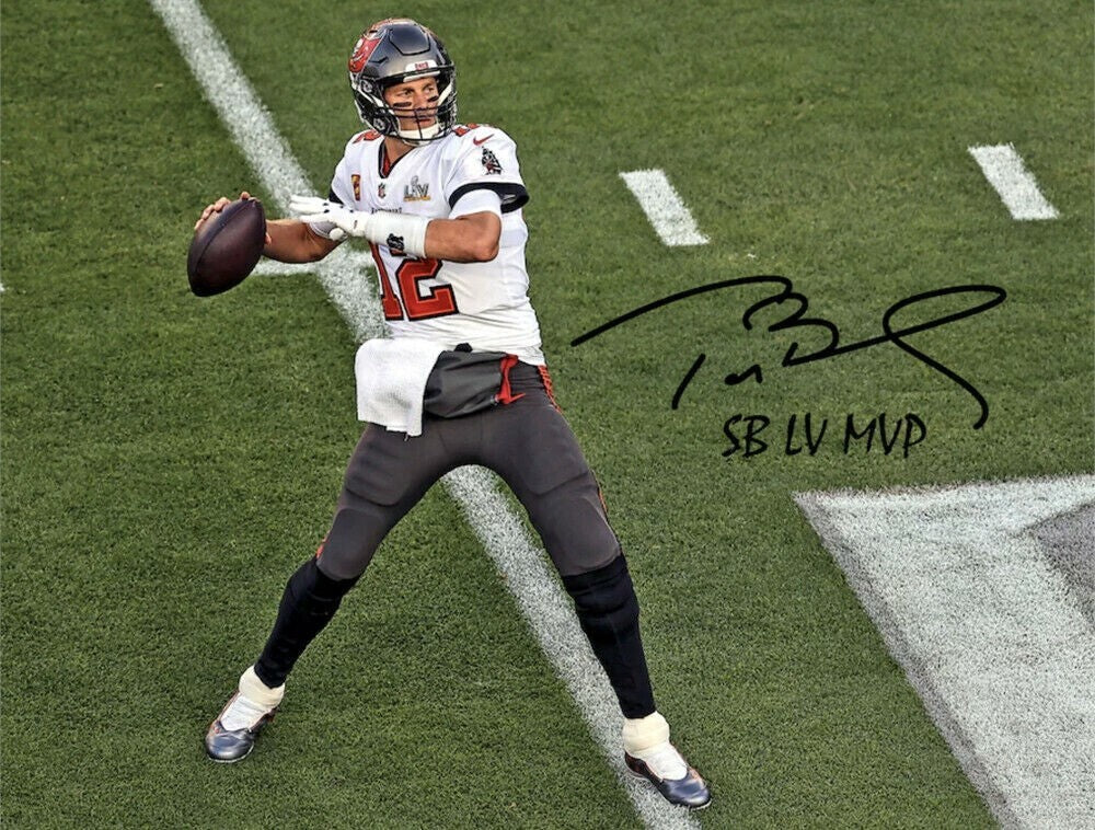 Tom Brady Tampa Bay Buccaneers signed 8×10 Photo Autographed REPRINT