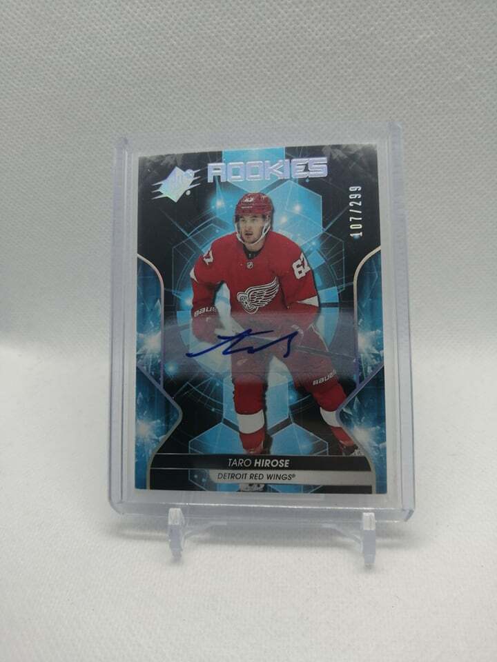 19/20 SPX..TARO HIROSE..ROOKIES..AUTO../ 299..RED WINGS