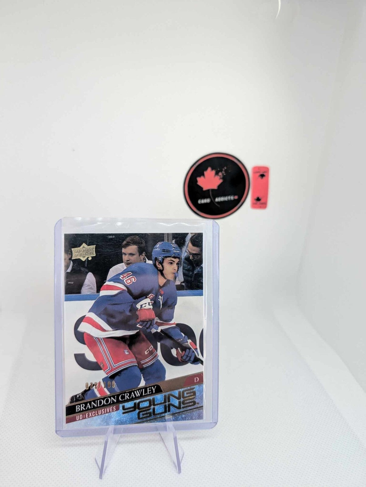 2020-21 Upper Deck Young Guns UD Exclusives /100 Brandon Crawley #464 Rookie RC