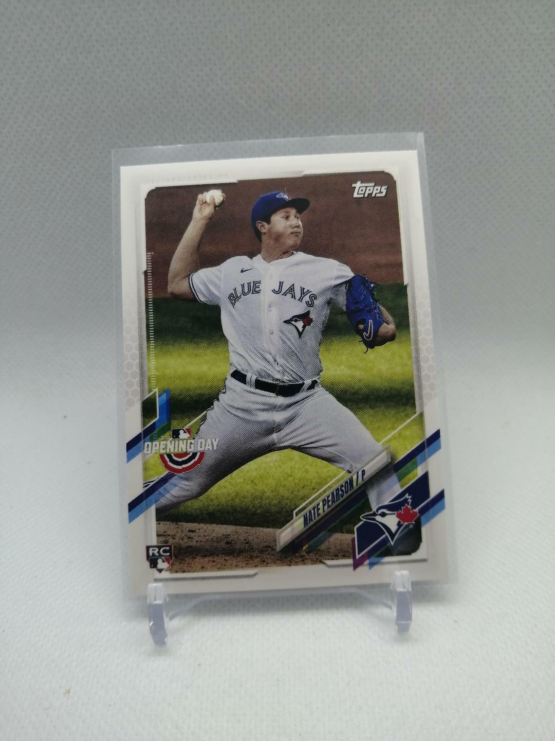 2021 Topps Opening Day Nate Pearson RC #14 Blue Jays Rookie