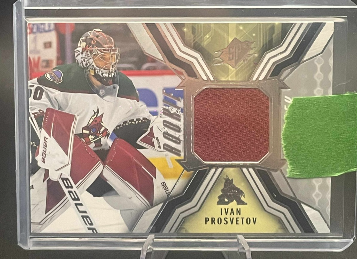 2021-22 Upper Deck SPx Ivan Prosvetov #RJ-IP Rookie Jersey RC Coyotes
