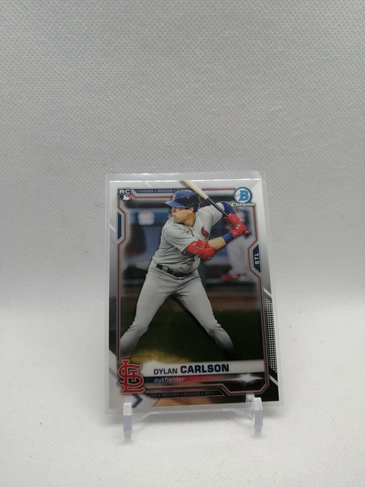 2021 Bowman Chrome DYLAN CARLSON BASE ROOKIE CARD #45
