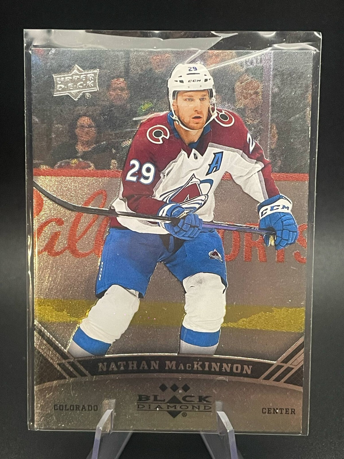 2022-23 UD Extended Series Black Diamond 05-06 Nathan Mackinnon Triple #BD-29